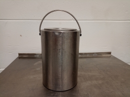 2 dubbelwandige rvs ketels - 9 liter 